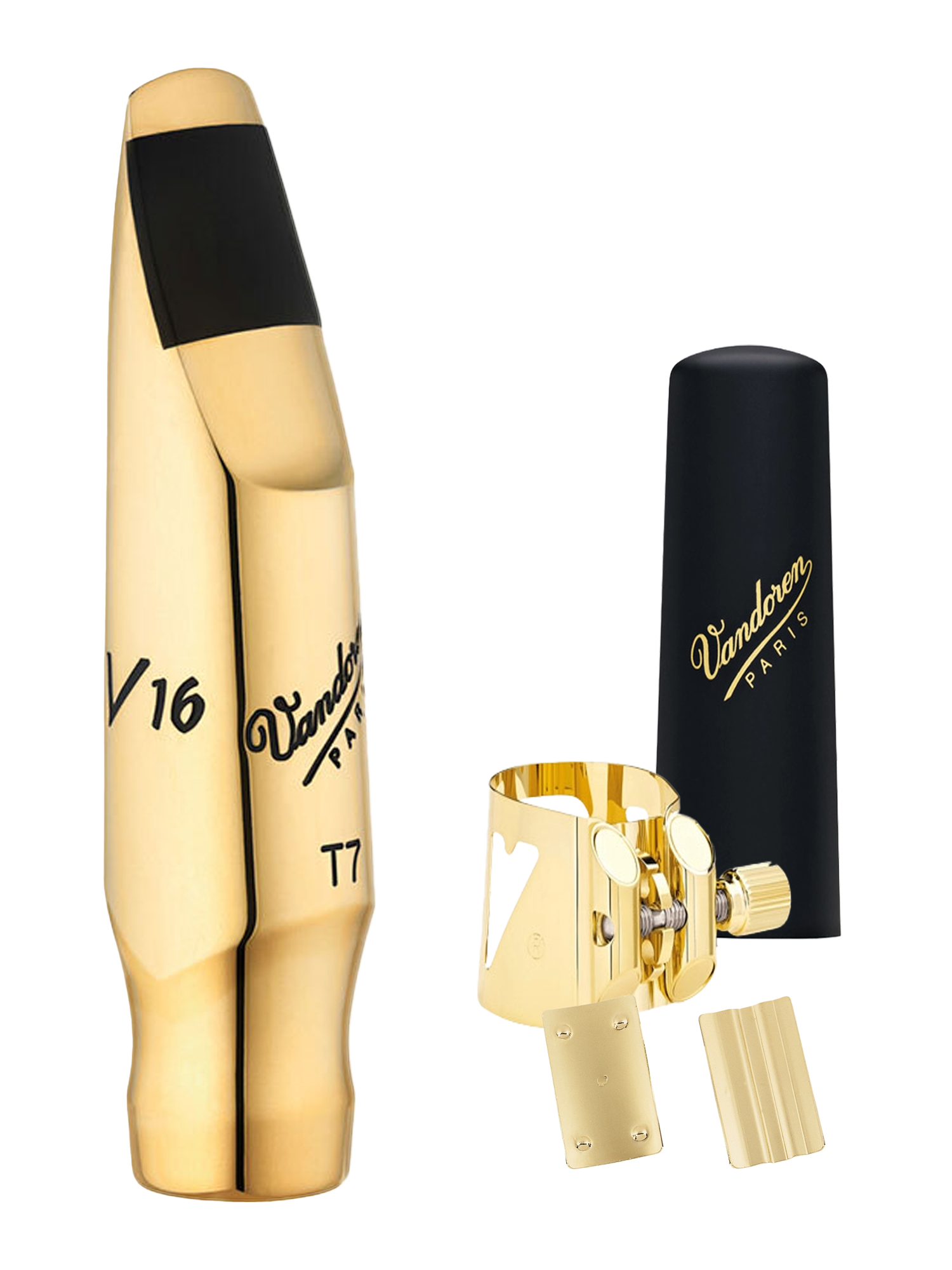 Vandoren V16 Metal Tenor Saxophone Mouthpiece - Optimum Ligature & Cap Included