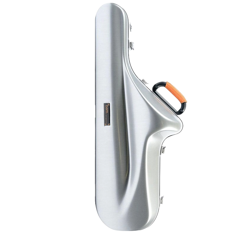 BAM LA DEFENSE CABINE Tenor Sax Case - Brushed Aluminum