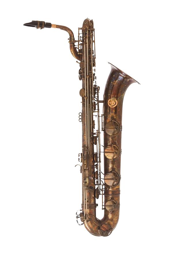 Dakota XR Series Baritone Saxophone - Raw Bronze Finish