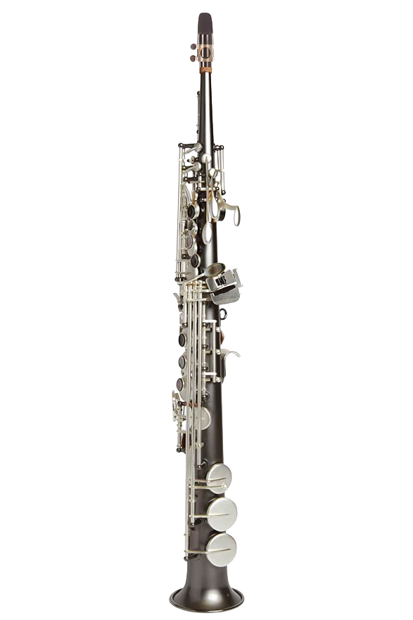 Dakota XL Series Soprano Saxophone - Gray Onyx/Satin Silver Keys