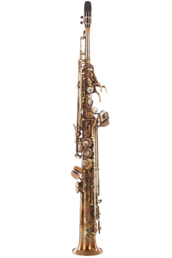 Dakota XR Series Soprano Saxophone - Raw Bronze Finish