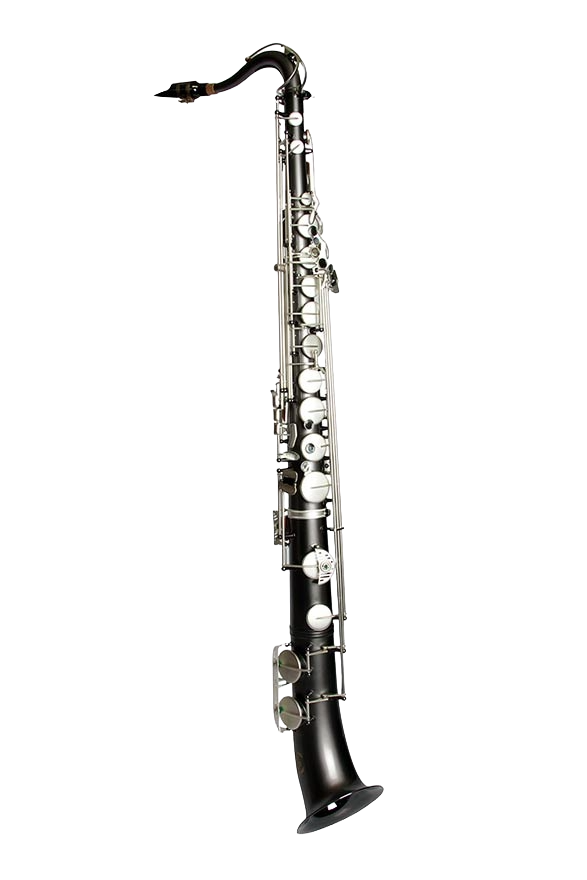 Dakota XL Series Straight Tenor Saxophone - Gray Onyx/Satin Silver Keys