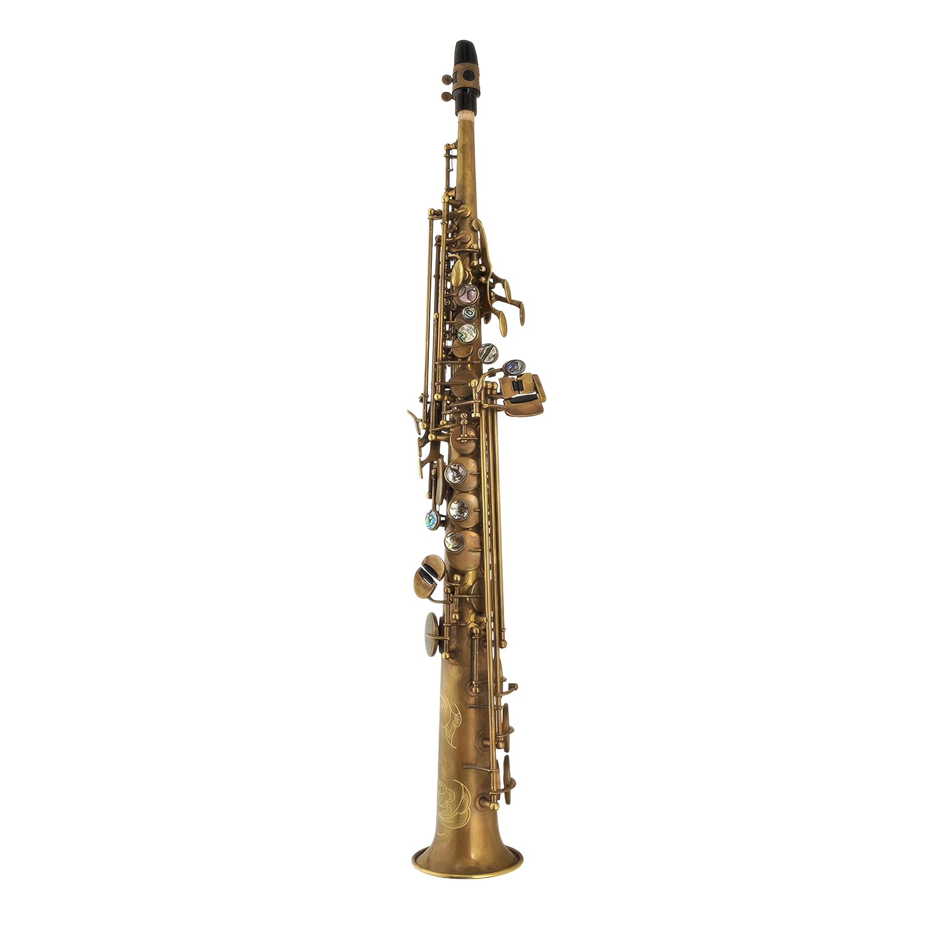 P. Mauriat SYSTEM 76 Professional Soprano Saxophone - Straight - Unlacquered Raw Brass Finish