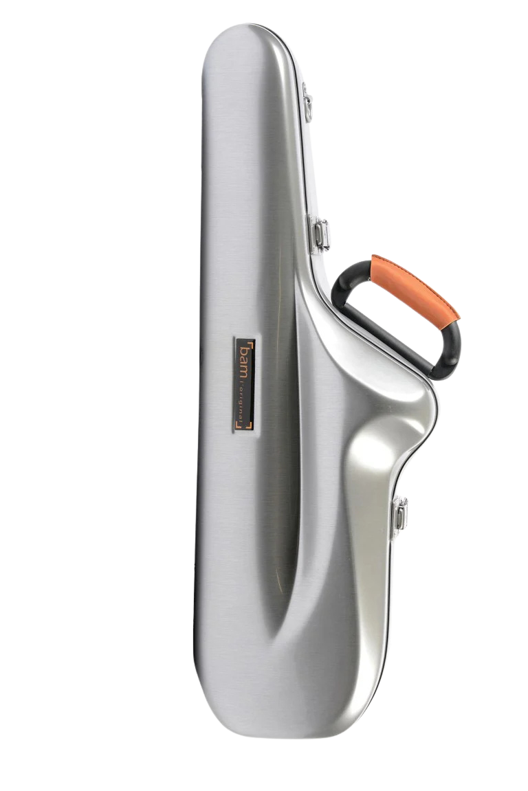 BAM LA DEFENSE CABINE Alto Sax Case - Brushed Aluminum
