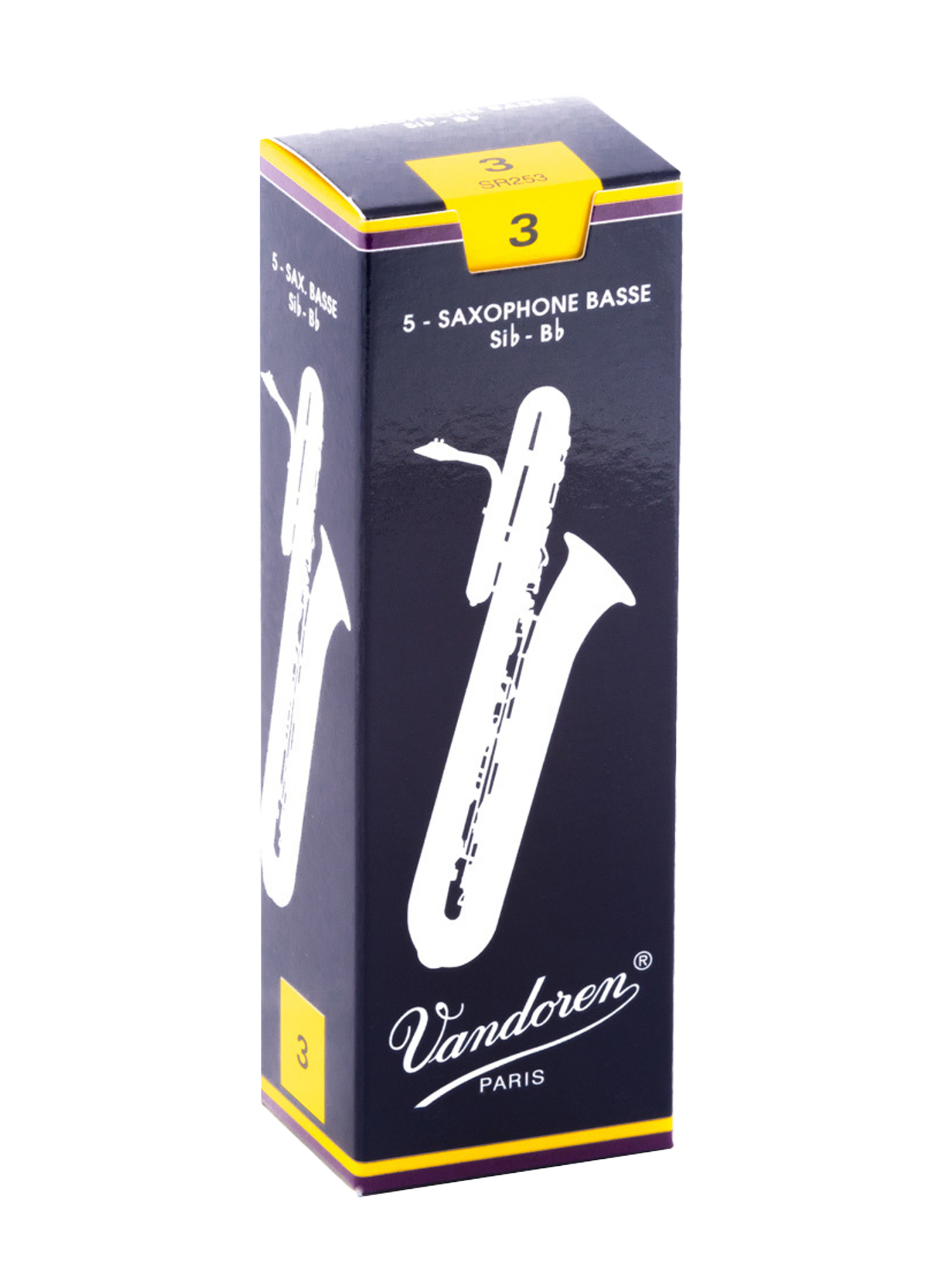 Vandoren Traditional Bass Saxophone Reeds - Box of 5