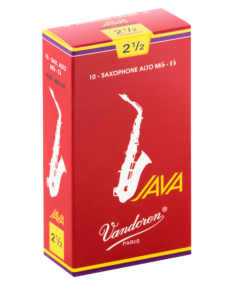 Vandoren JAVA Red Alto Saxophone Reeds - Box of 10