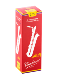 Vandoren JAVA Red Baritone Saxophone Reeds - Box of 5