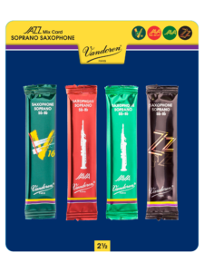 Vandoren Jazz Soprano Saxophone Mix Card