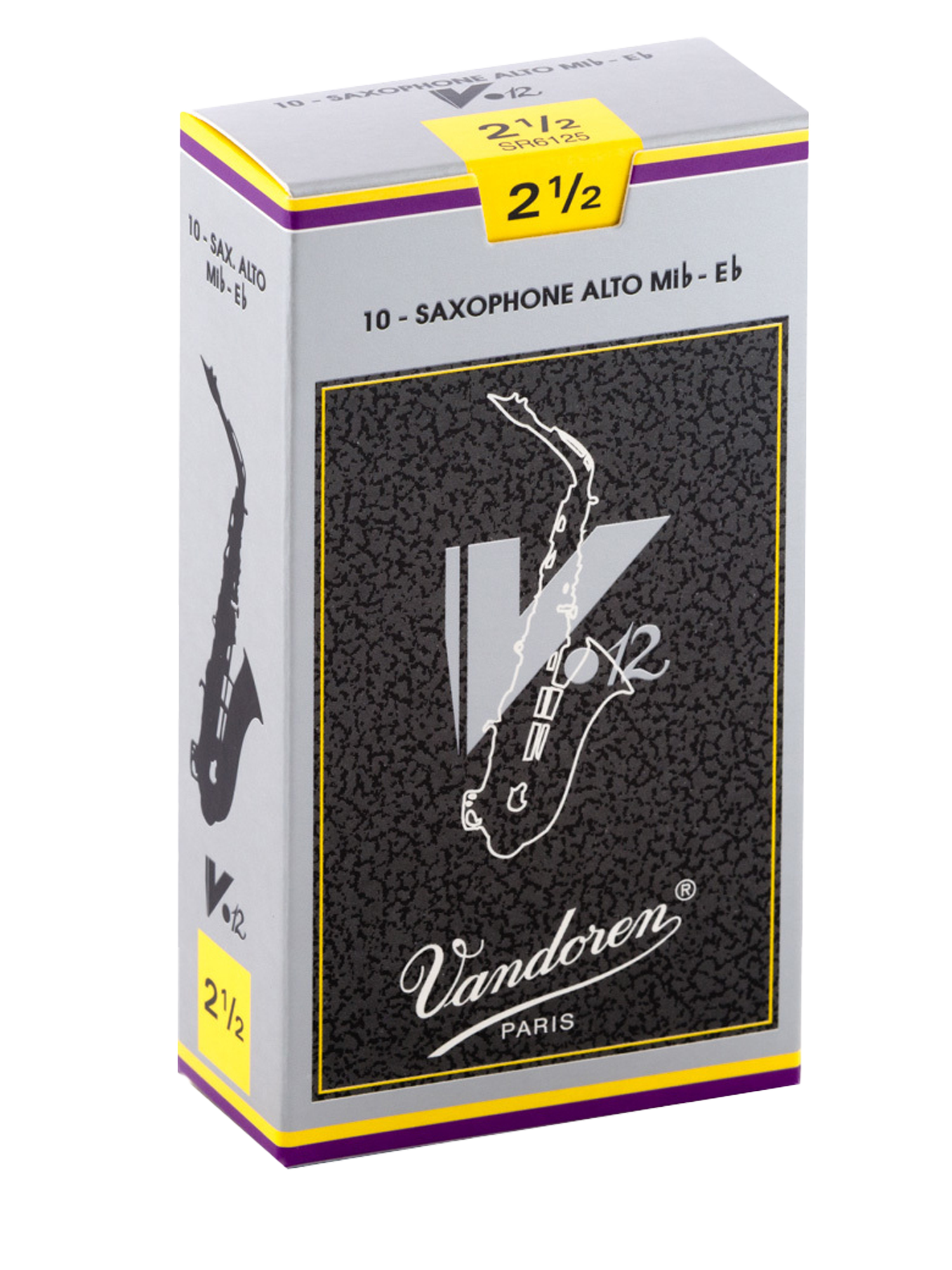 Vandoren V12 Alto Saxophone Reeds - Box of 10