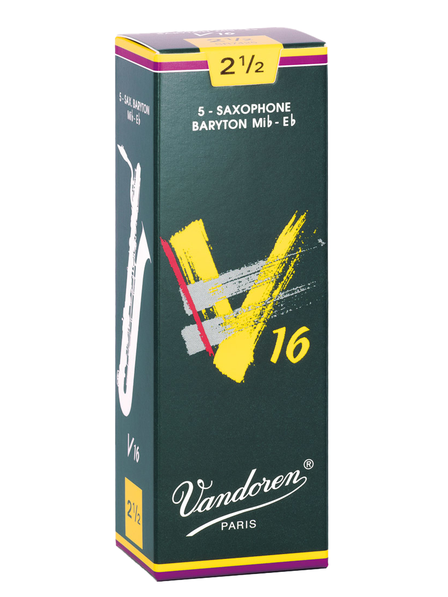 Vandoren V16 Series Baritone Saxophone Reeds - Box of 5