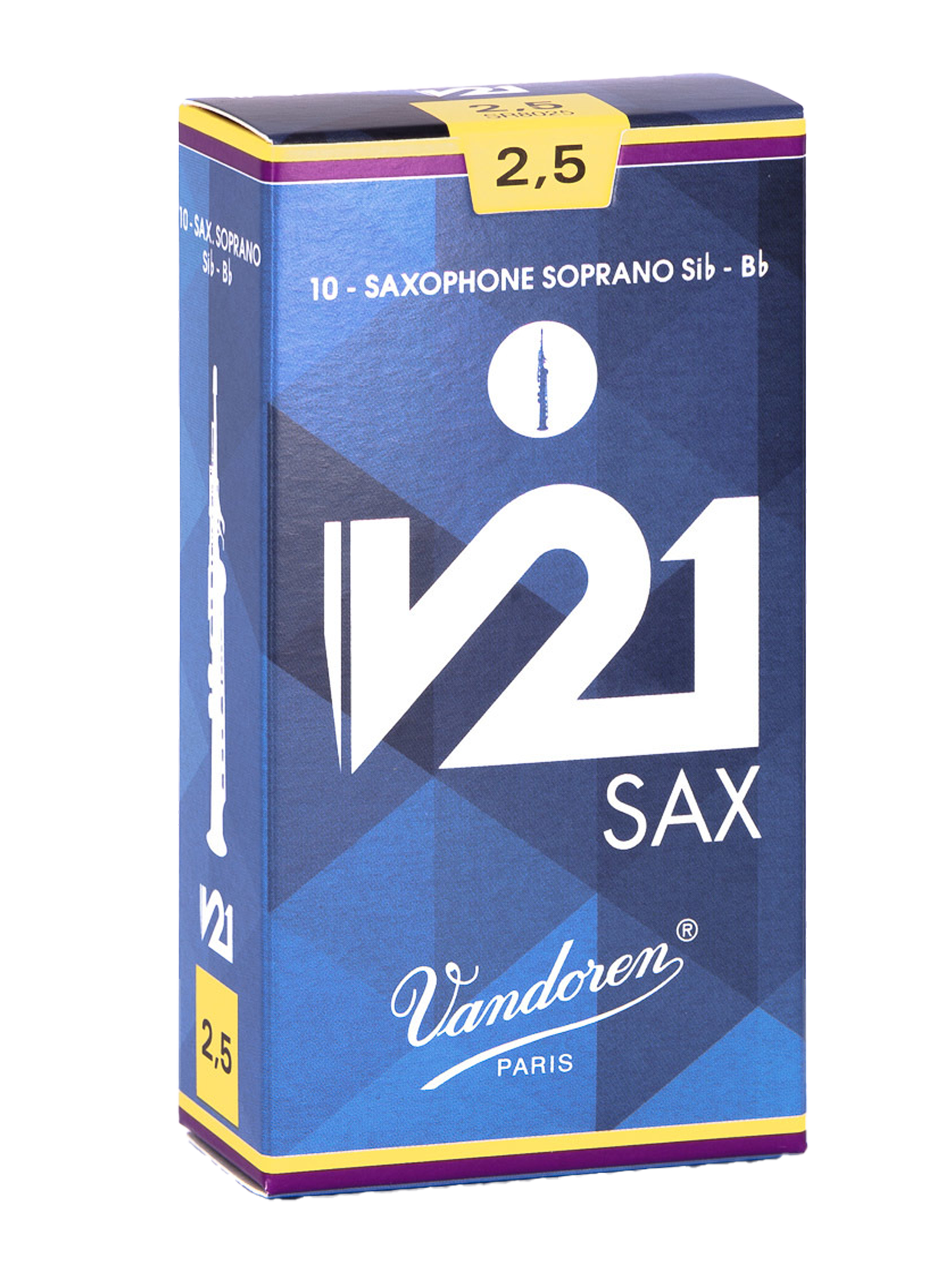 Vandoren V21 Soprano Saxophone Reeds - Box of 10