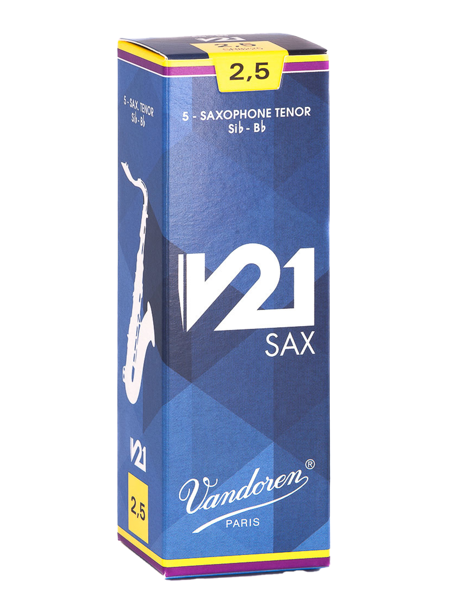 Vandoren V21 Tenor Saxophone Reeds - Box of 5