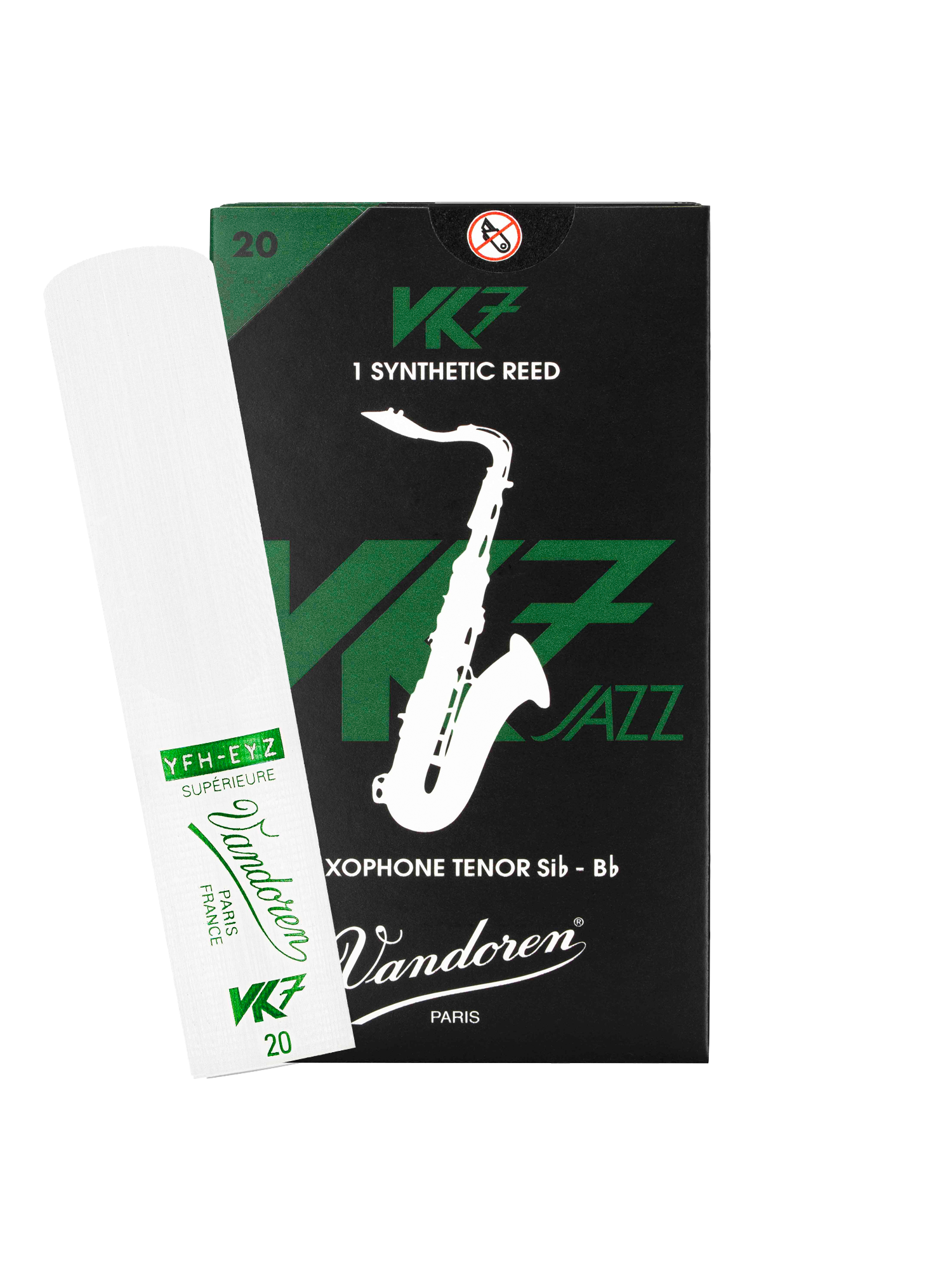 Vandoren VK7 JAZZ Tenor Saxophone Synthetic Reed