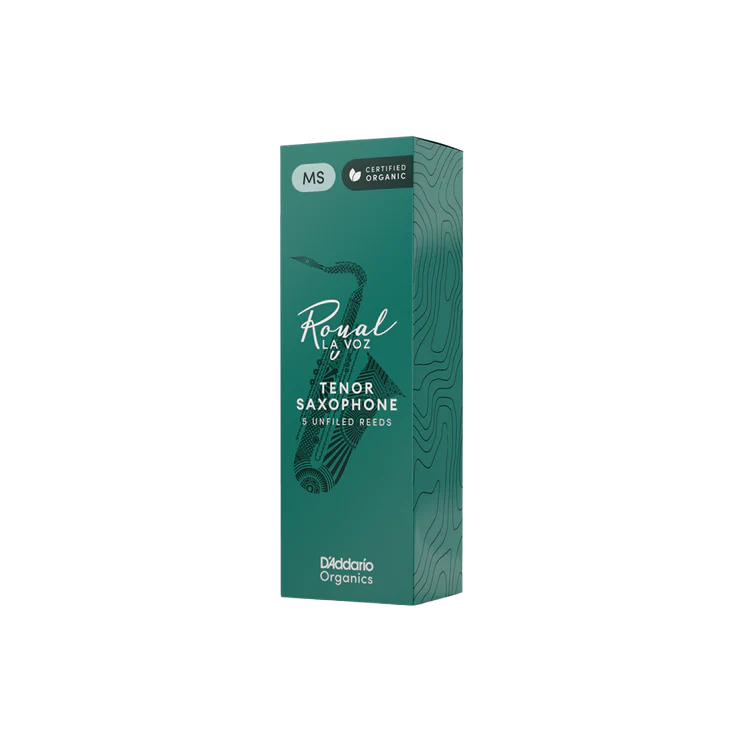 Royal La Voz Organic Tenor Saxophone Reeds - Box of 5
